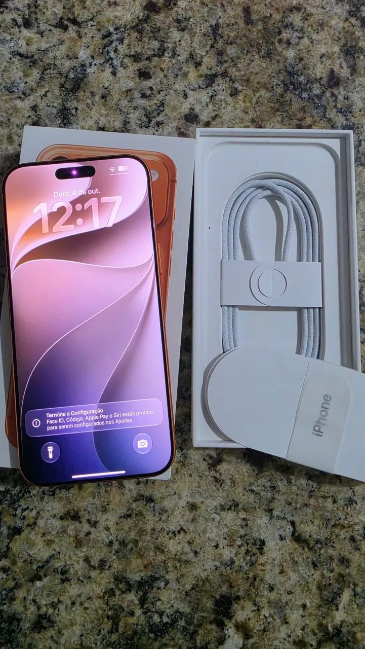 Iphone 17 pro max Laranja 256gb com nota fiscal  - Foto 2