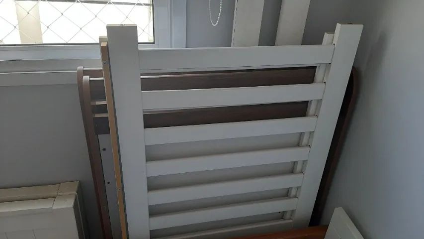 Berço Americano Mirelle Branco/Amadeirado - Foto 3
