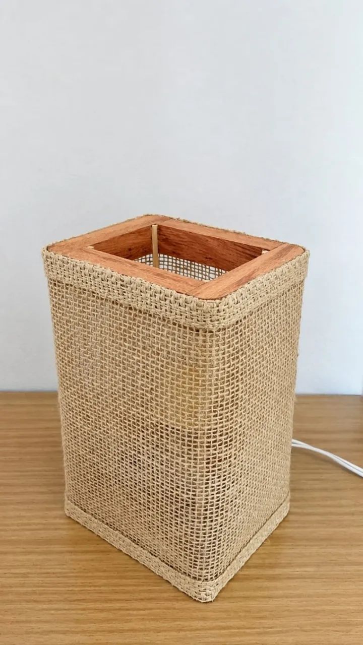 Luminária de mesa, luminária artesanal - Foto 2
