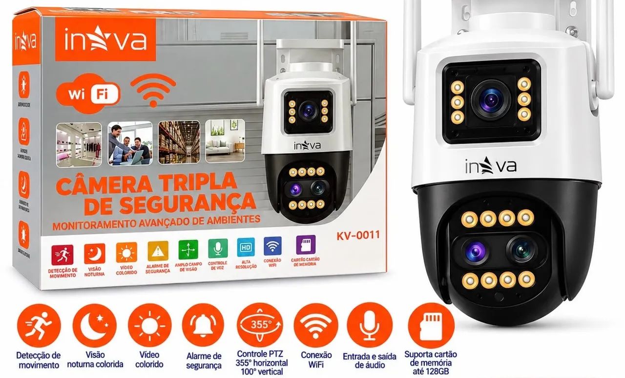 Câmera tripla  - Foto 2