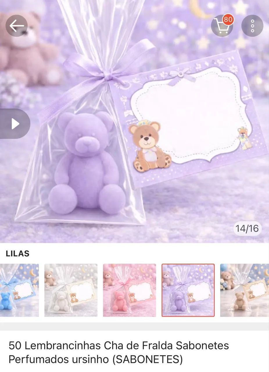 Sabonetes perfumados 