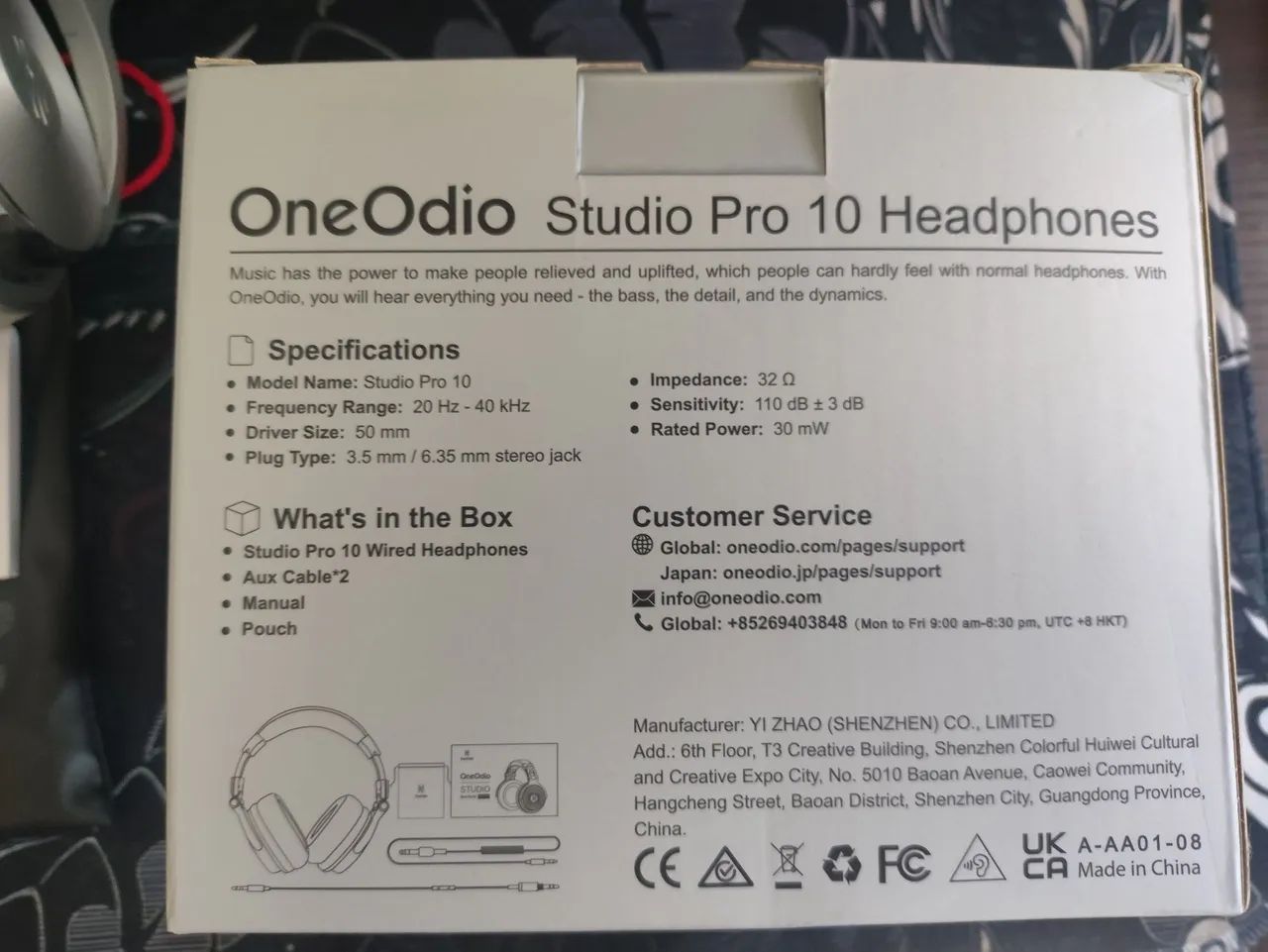 Fone de ouvido OneOdio Studio Pro 10 - Foto 5