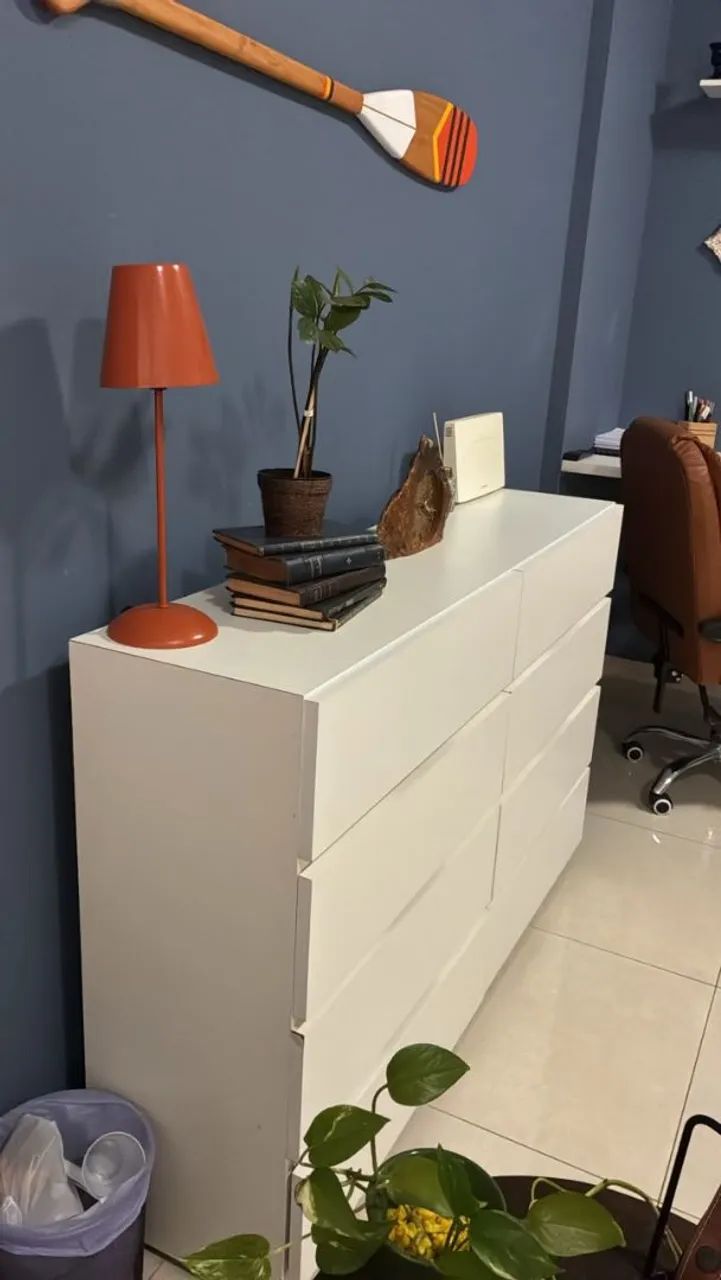 Cômoda 8 gavetas em MDF - Foto 2