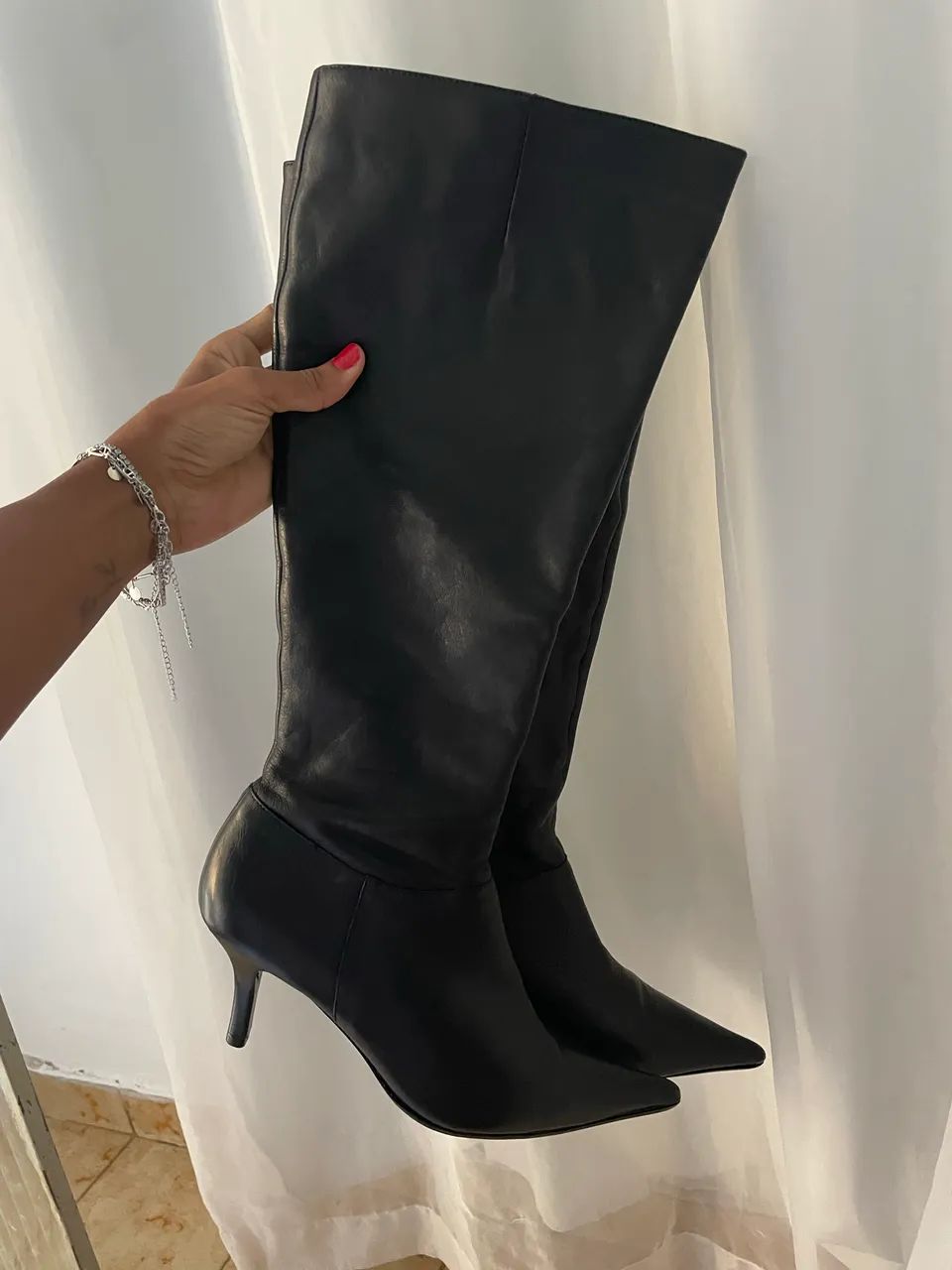 Bota de couro 