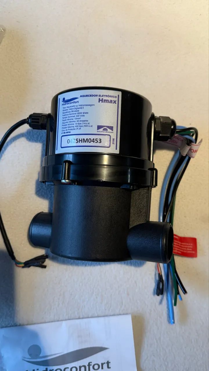 Aquecedor de hidromassagem 8000w novo sem uso - Foto 2