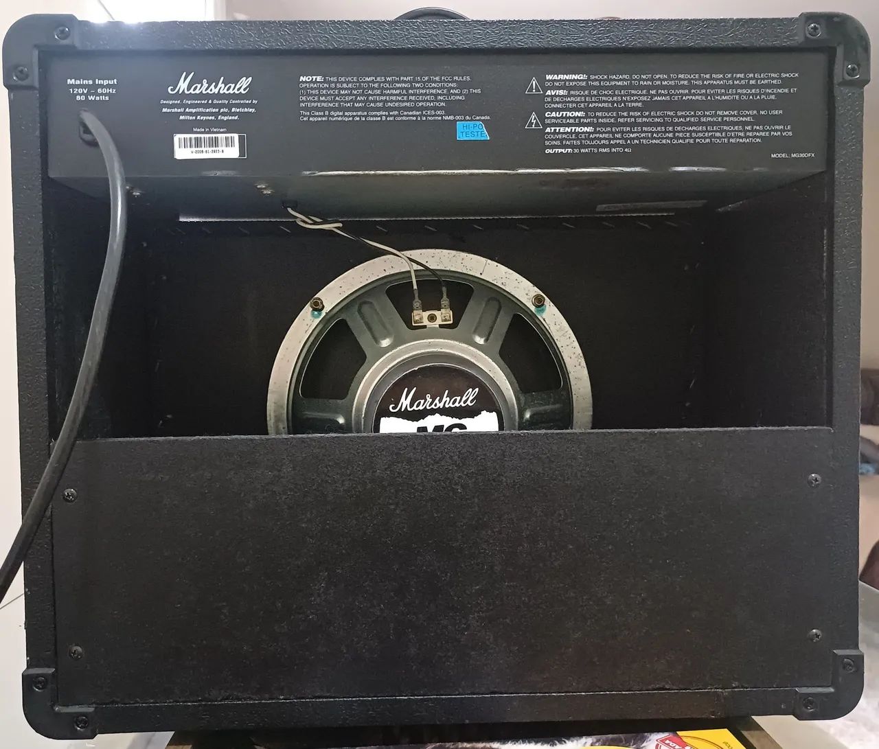 Amplificador Marshall MG Dfx30 - Foto 3