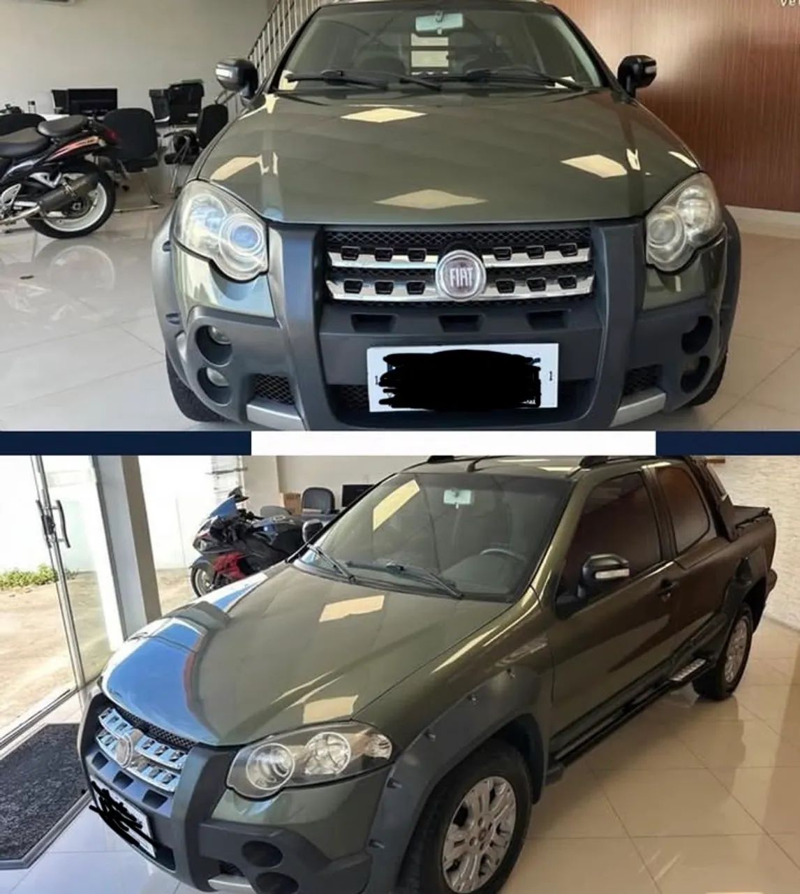 Fiat Strada Adv.1.8 16V Dualogic Flex CD 2012 - Foto 4
