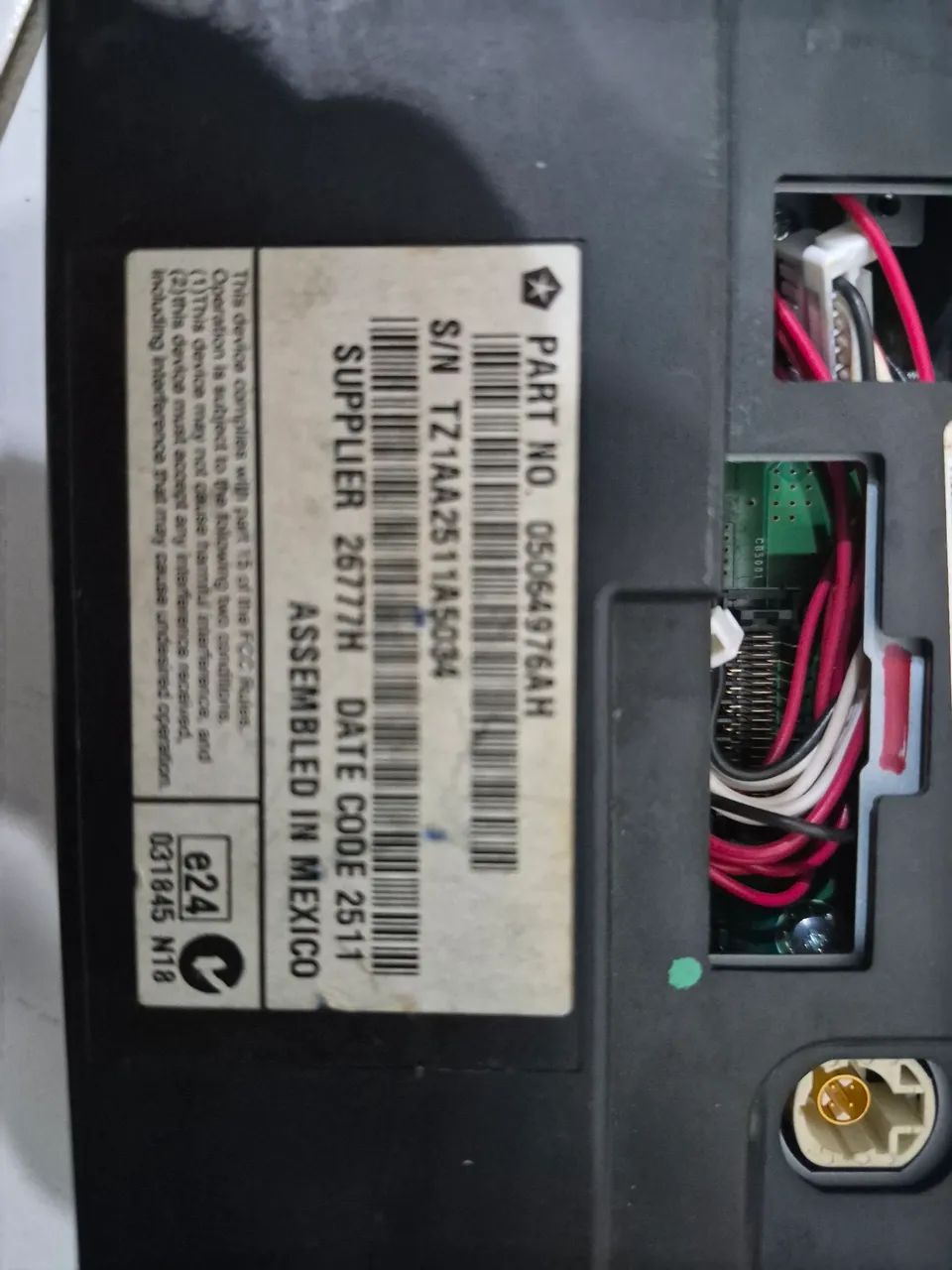 Display 4.3 polegadas original  , dodge journey ou fiat freemont,2011 a 2017 - Foto 2