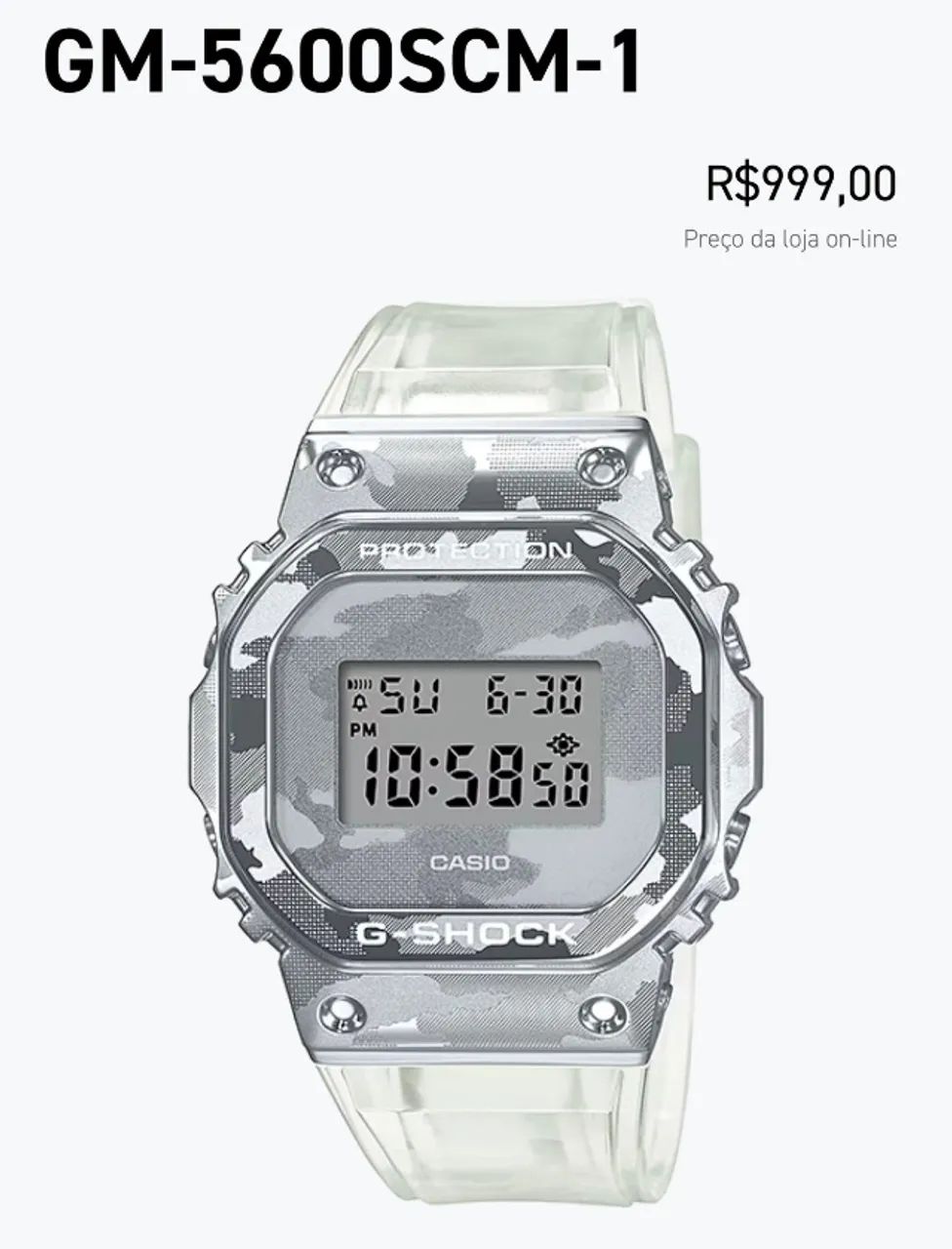 CASIO GM-5600SCM-1DR