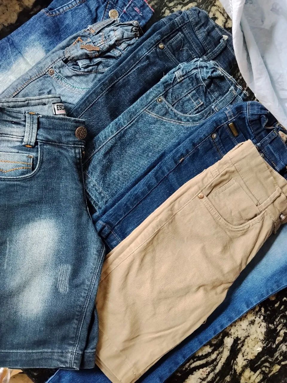 Calças e shorts jeans de marca (desapego)