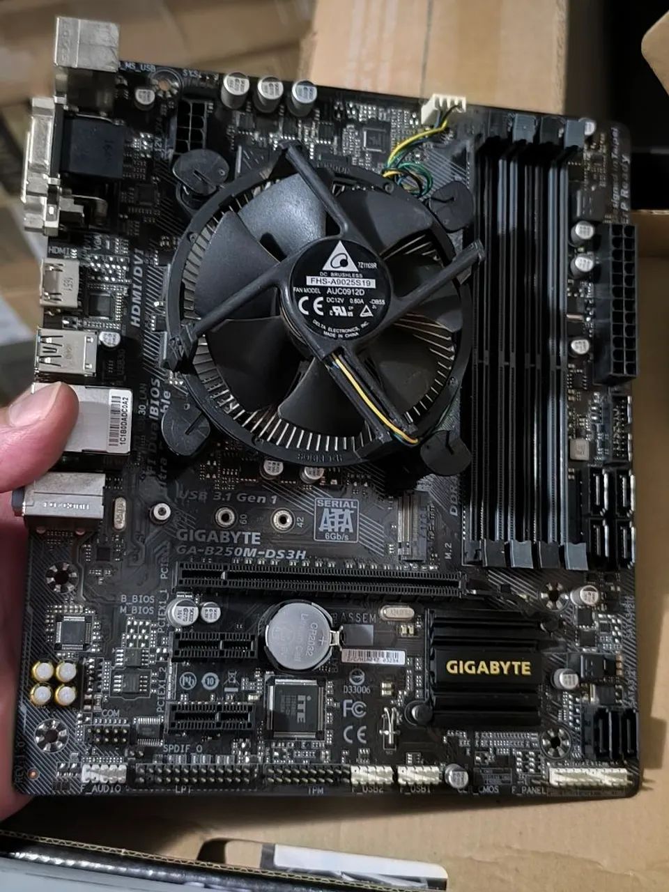 Placa mãe gigabyte b250 para sexta e sétima geração intel