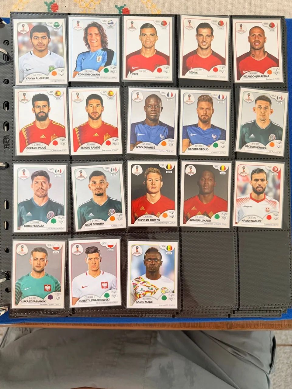 Lote de figurinhas Copa 2018