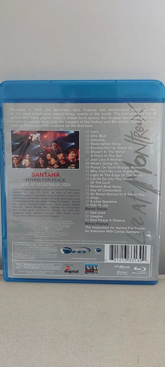 Blu-ray Santana Live At Montreux 2004 - Foto 3