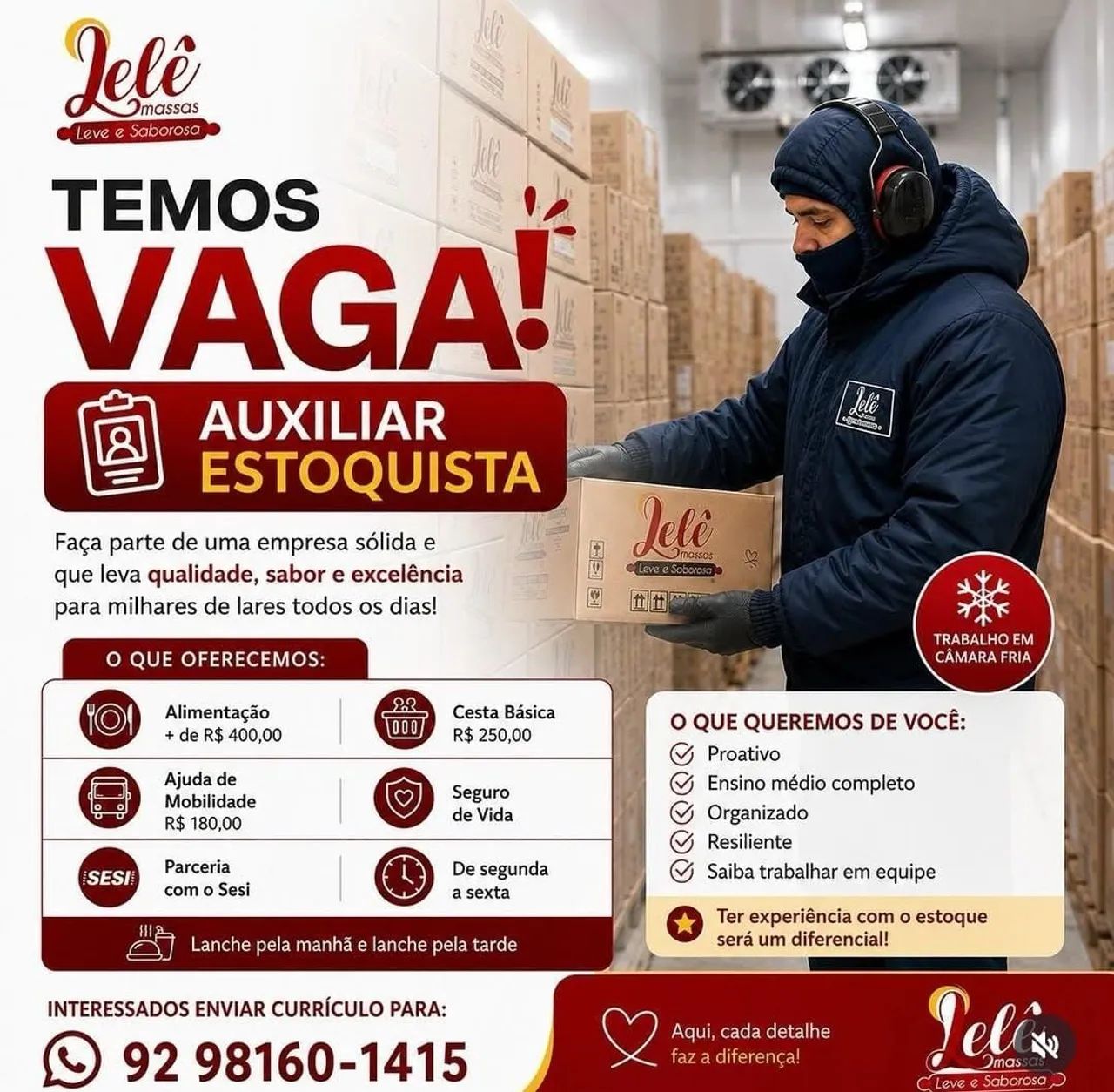 Vaga de emprego 