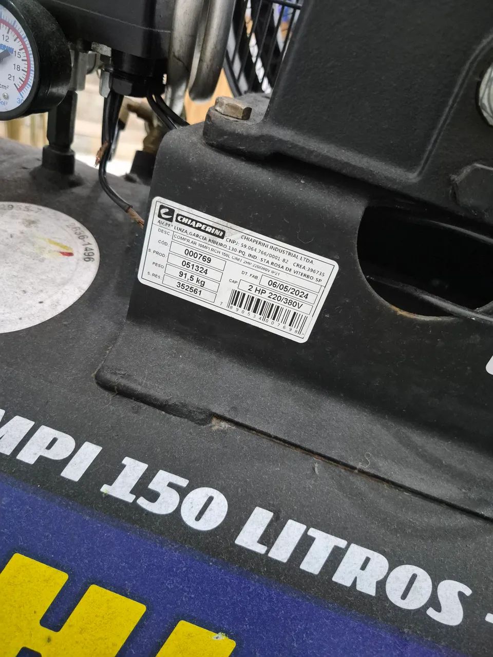 Compressor de ar Industrial Trifase - Foto 3