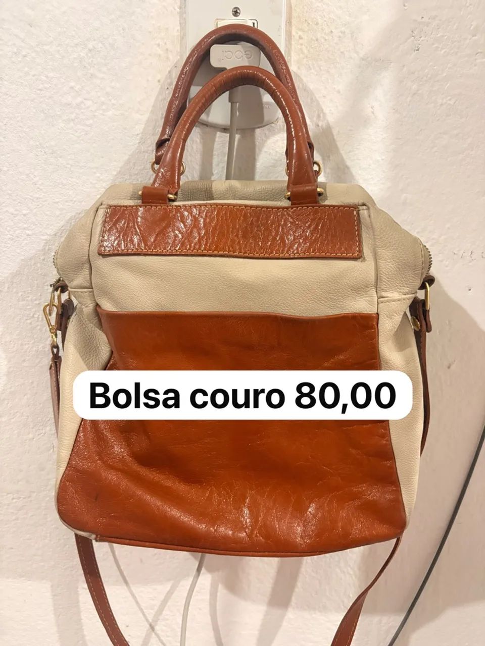 Bolsa de couro sintético 