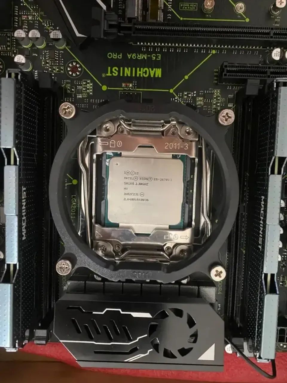 Kit Placa Mae Machanist Mr9a Pro Xeon E5-2670 V3 16gb Ram - Foto 3