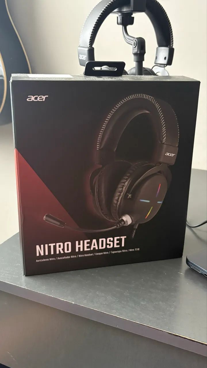 Headset Acer Nitro - Sem uso