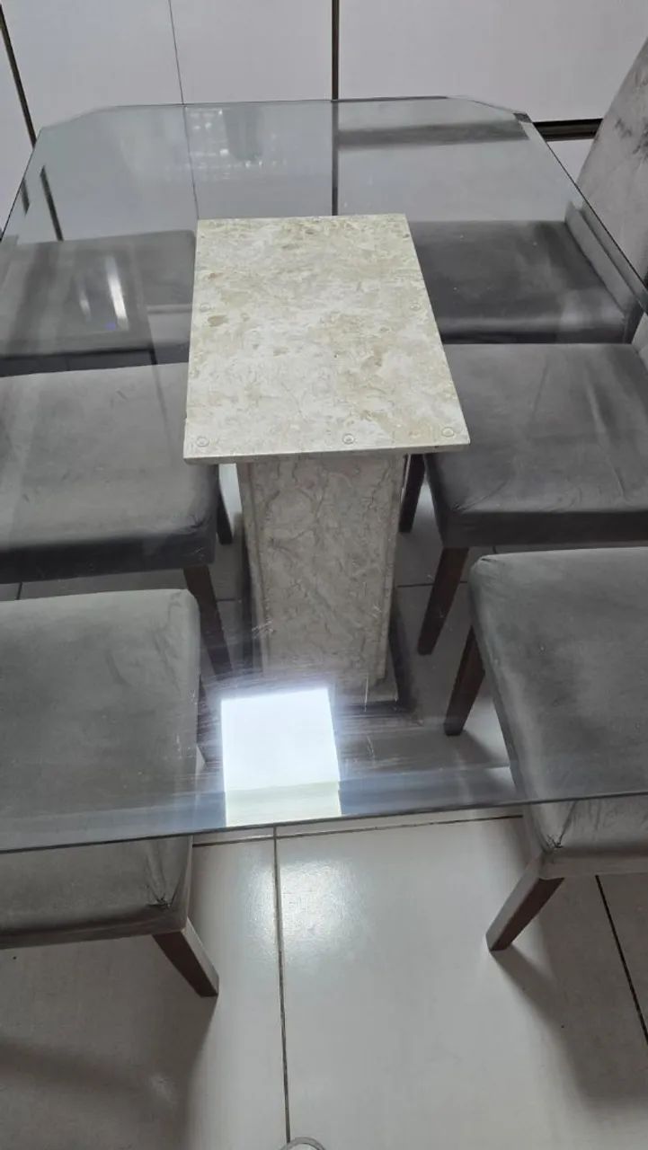 Mesa de jantar com 6 cadeiras64985887833985121