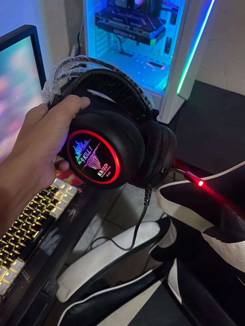 PC Gamer Completo + Setup ? i7-9700 + RTX 3050 + 20GB RAM - Foto 3