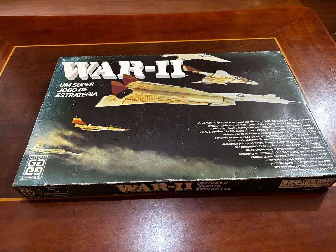 Jogo de tabuleiro WAR II - 1980
