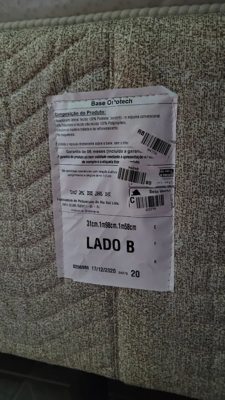 Cama Bipartida Queen Ortobom Mola Ensacada - Foto 3