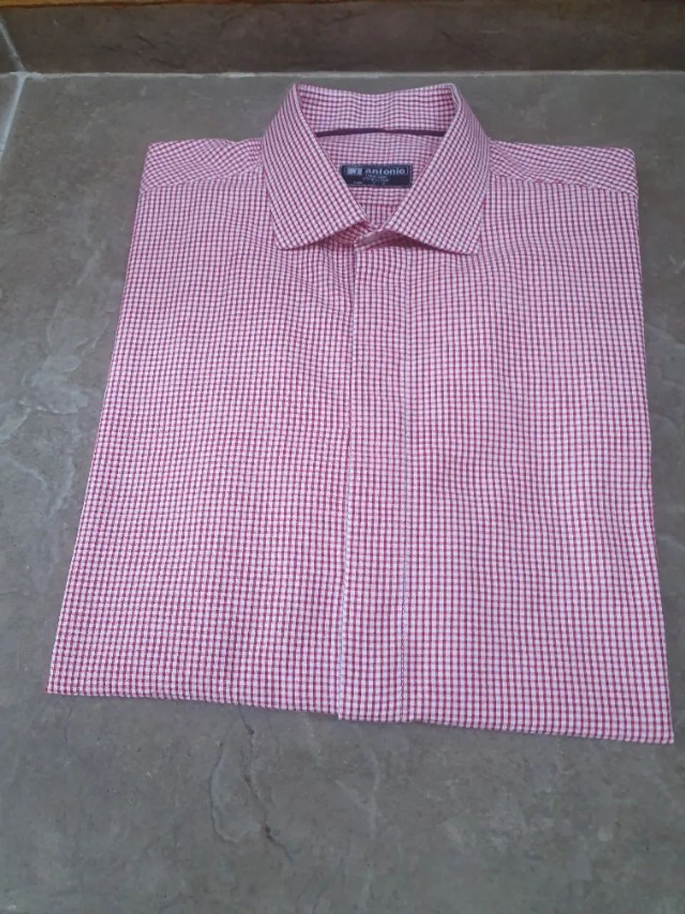 Camisa Esportiva Xadrez Mangas Compridas