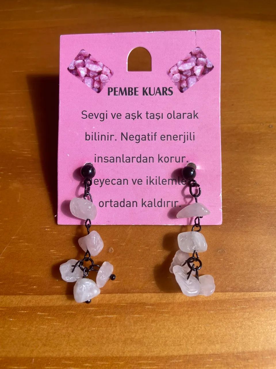 Quartzo Rosa Brincos Nova dos Istambul 