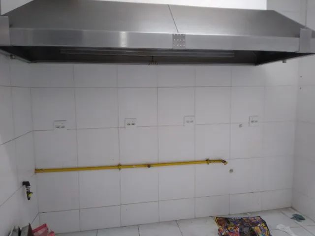 Coifa Inox + Exaustão completa 