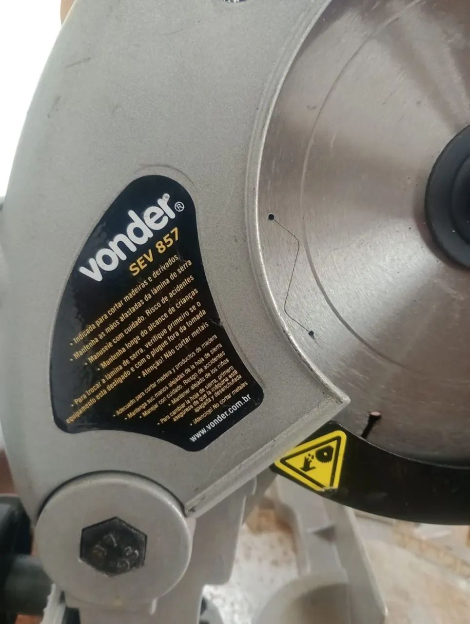 Serra policorte pouco tempo de uso da vender 7 polegadas  - Foto 4