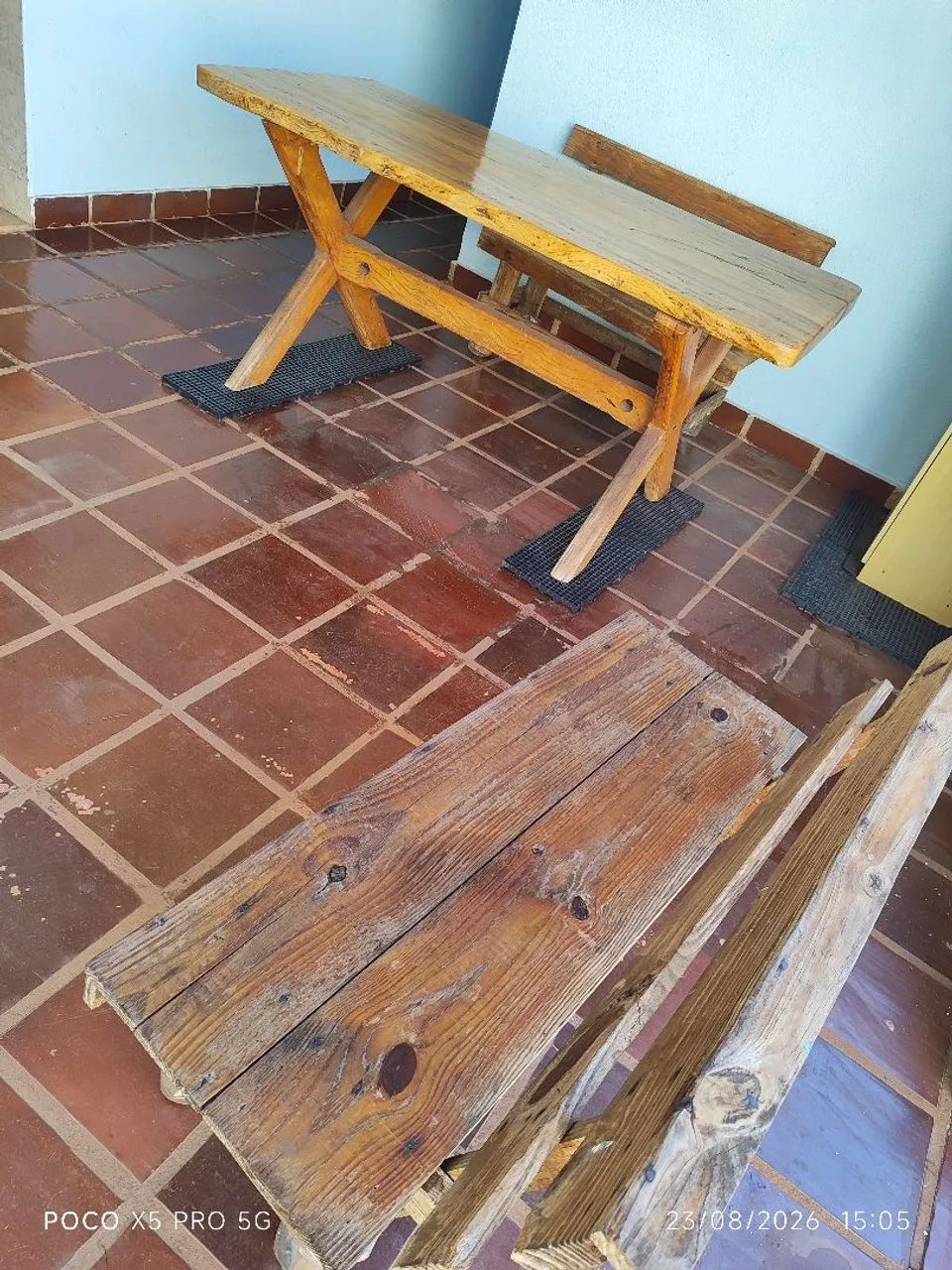 Mesa madeira - Foto 4