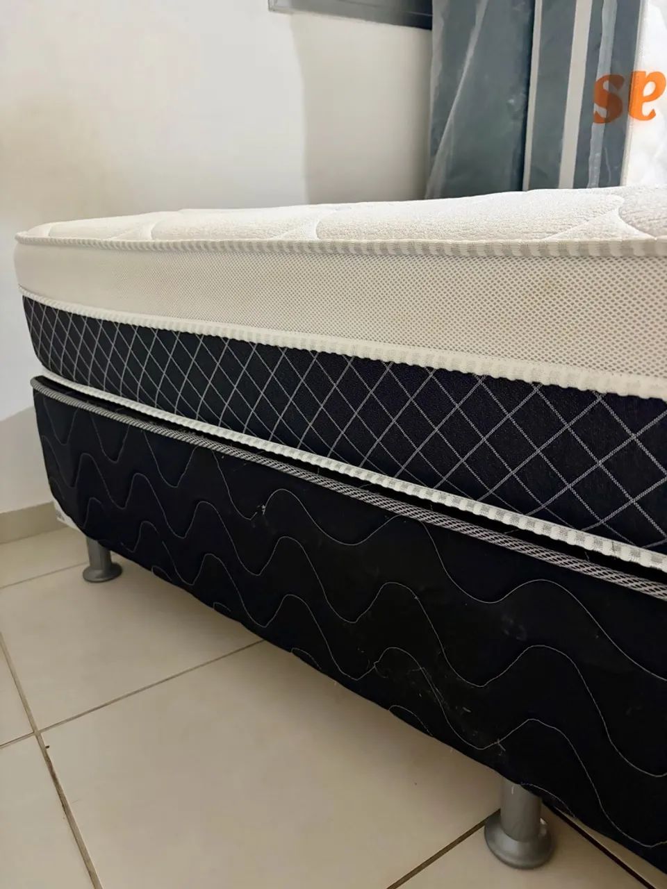 Cama box e colchão - solteiro  - Foto 5