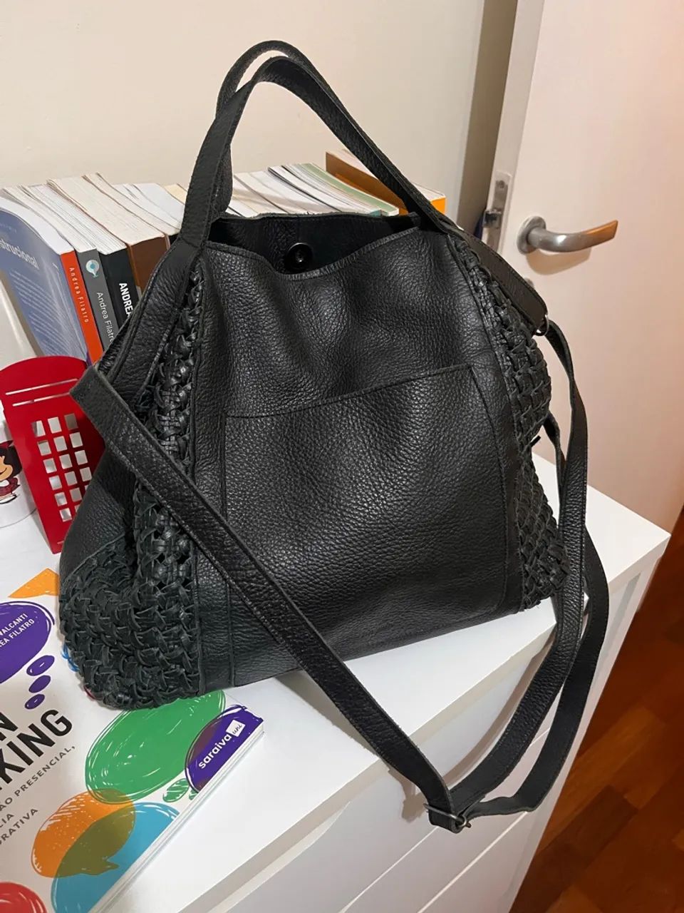 Bolsa couro Via Mia  - Foto 2