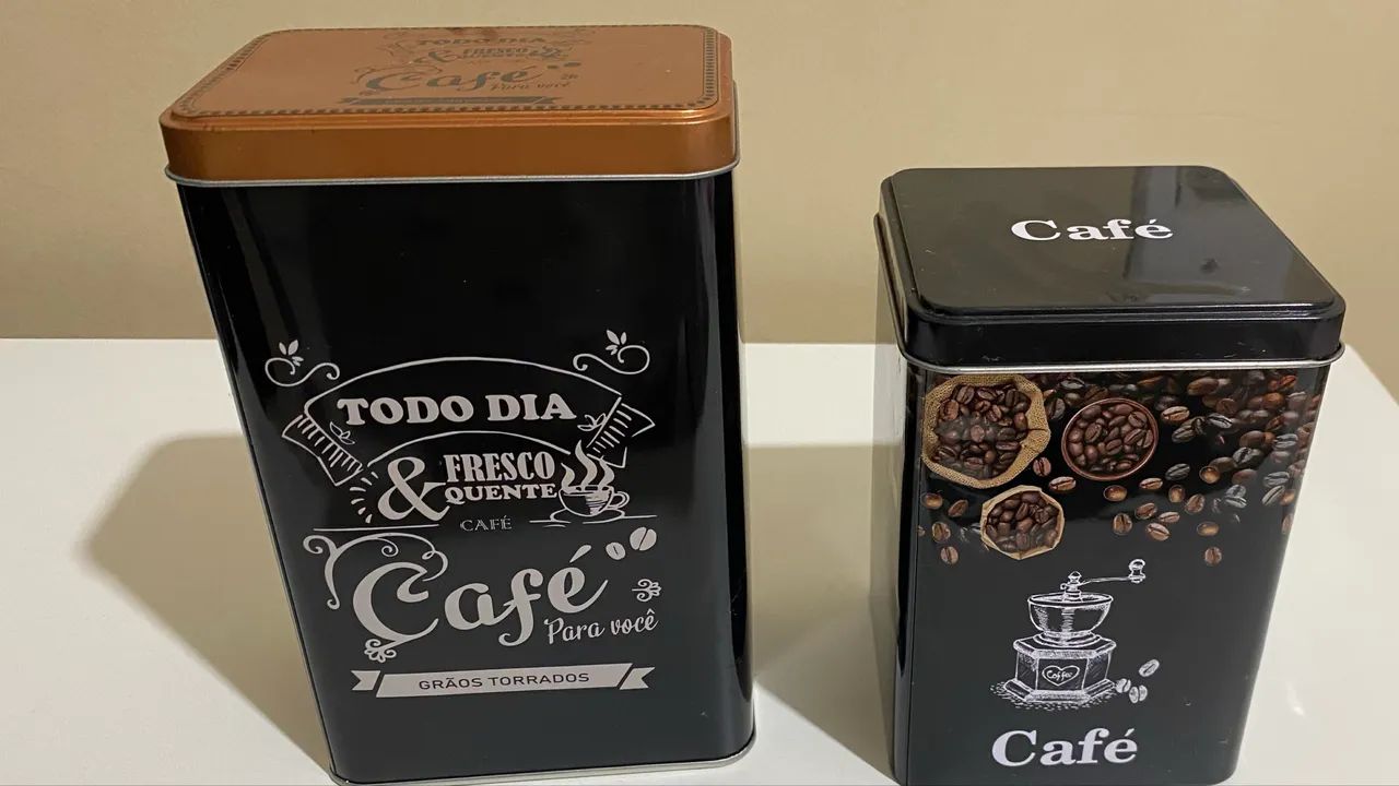 Kit latas para café  - Foto 4
