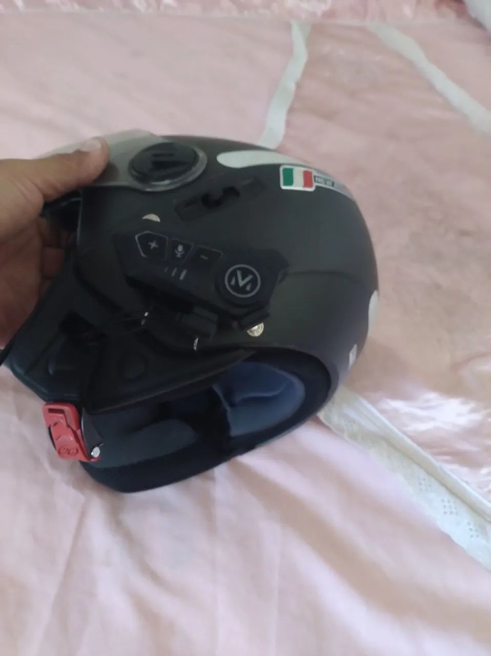 Capacete aberto 