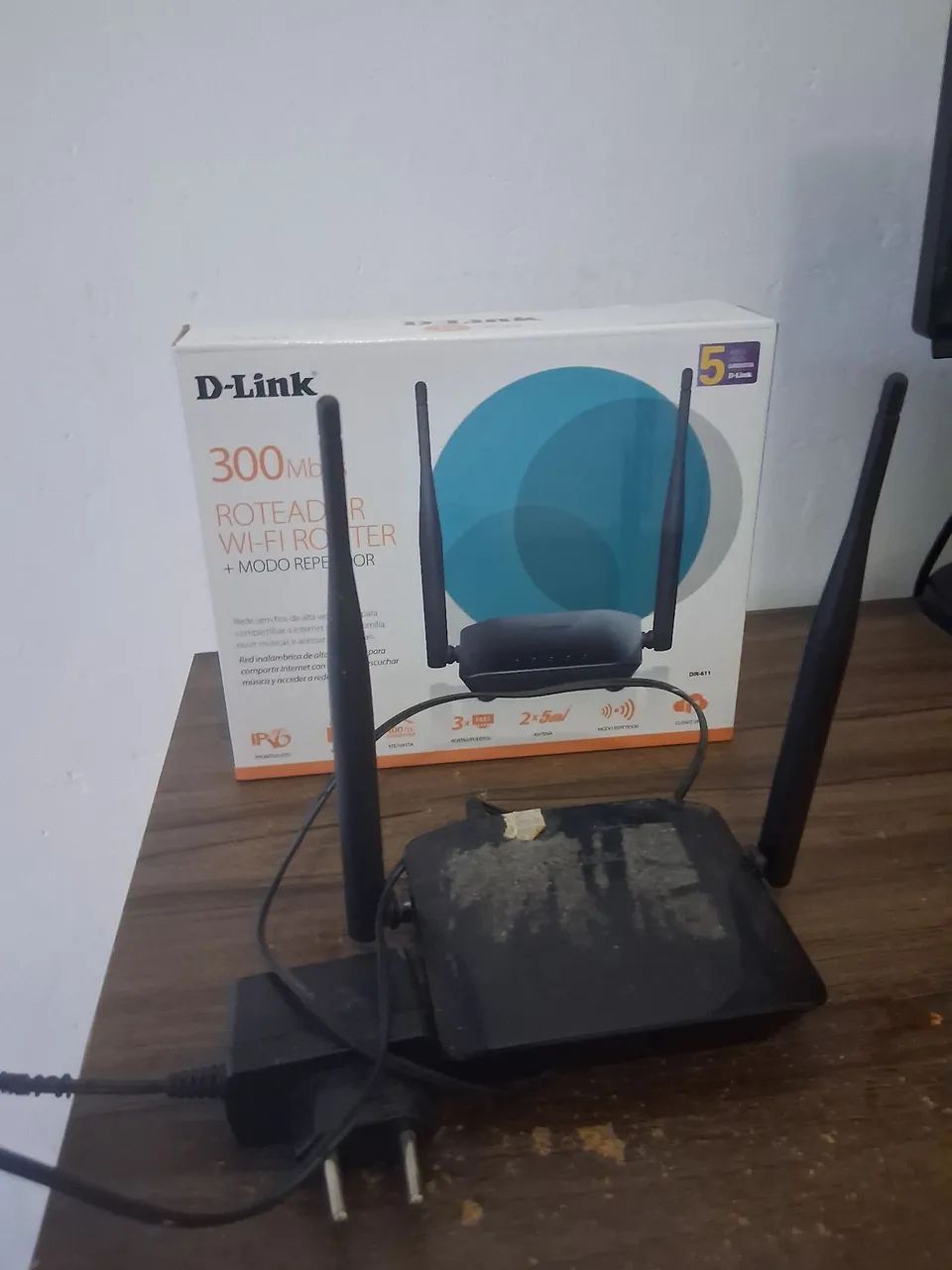 Vendl roteador D LINK 2 antenas