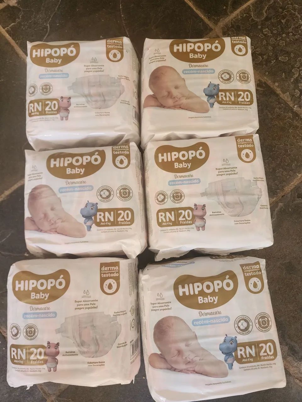 Fraldas RN HIPOPÓ 
