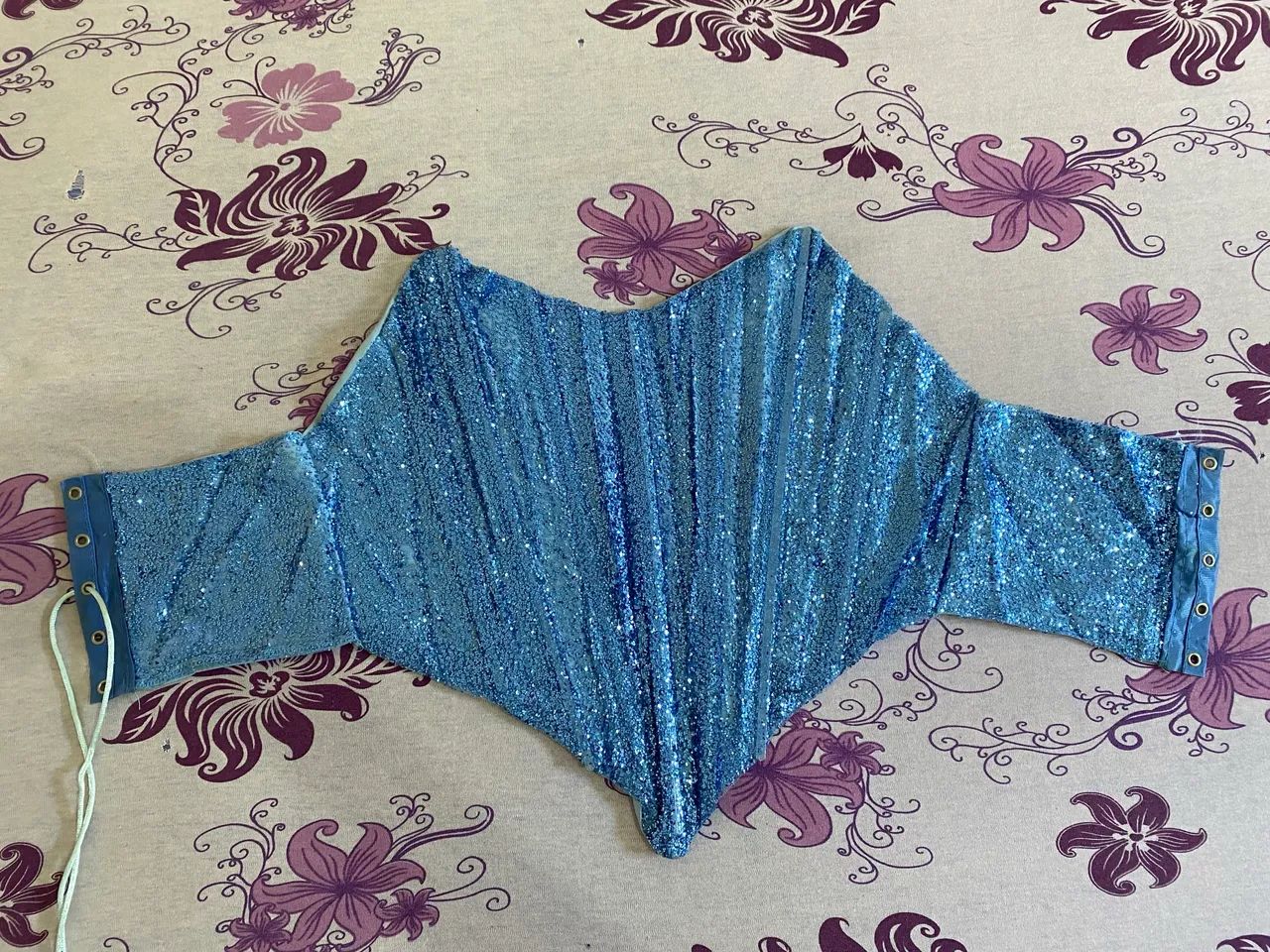 Top brilho azul  - Foto 2