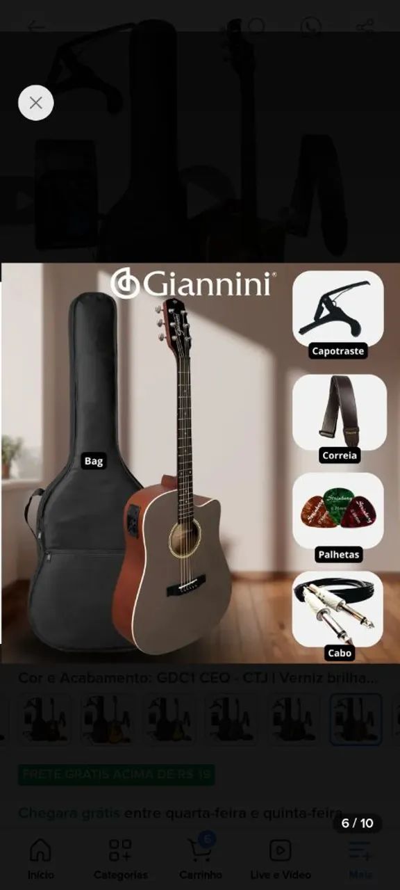 Violão Giannini 