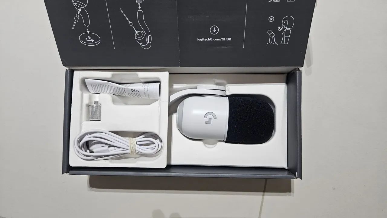 Fone Yeti GX Branco pouco usado - Foto 2