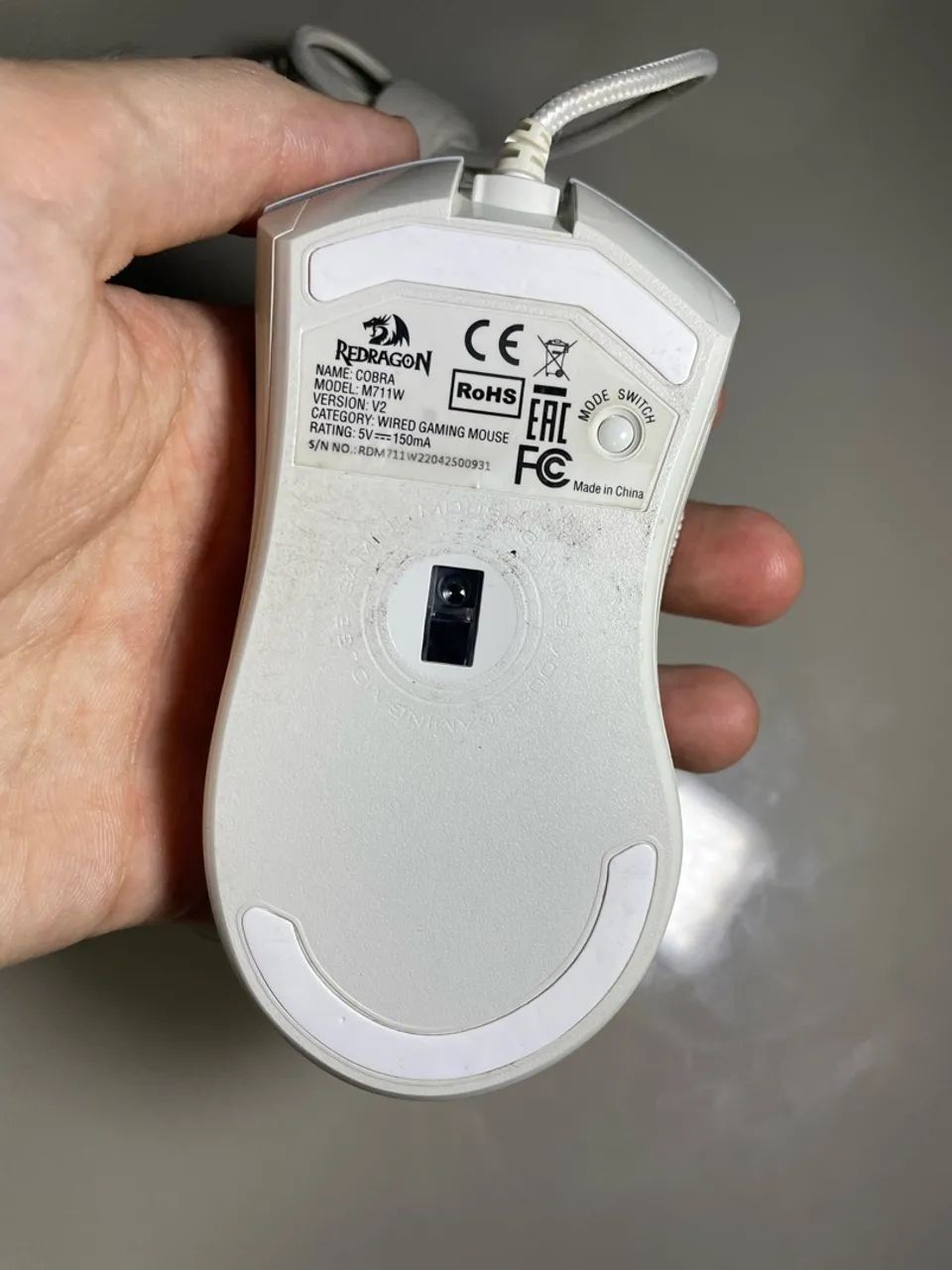 Mouse Redragon Cobra M711 Branco RGB - Foto 3