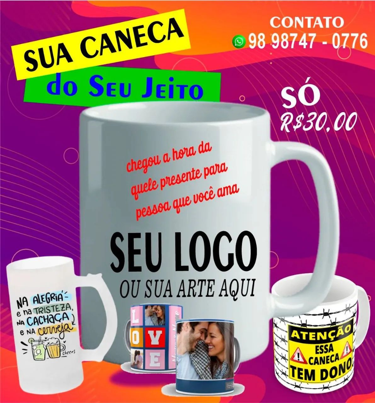 caneca personalizada 