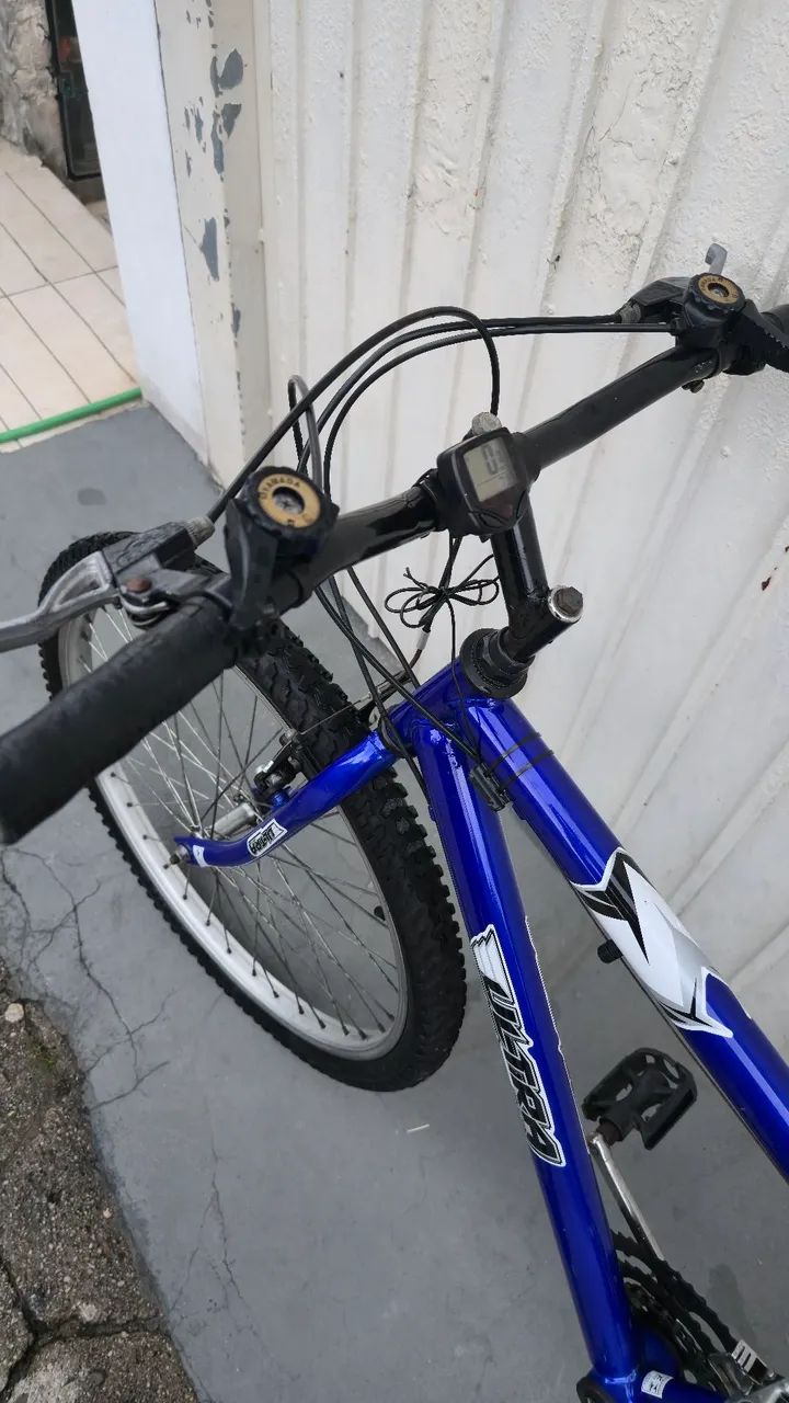 ? Bicicleta Aro 26 Azul - Ótimo Estado | Marchas e Freio V-Brake - Foto 3