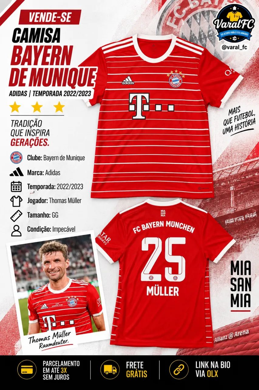 Camisa Bayern de Munique 22/23 GG - Foto 2
