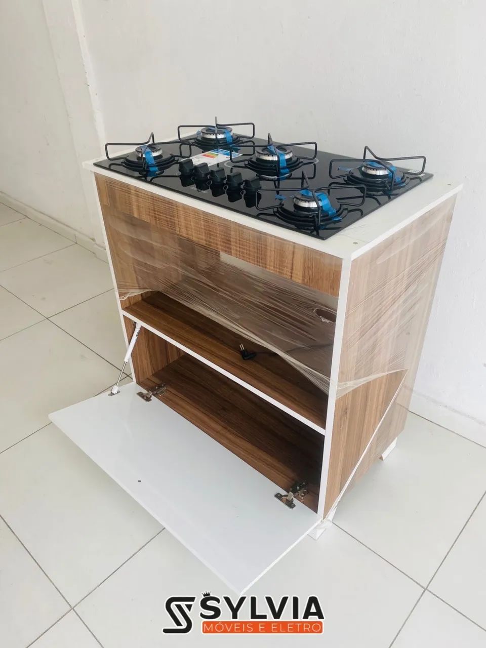 Fogão cooktop 5 bocas + móvel  - Foto 3