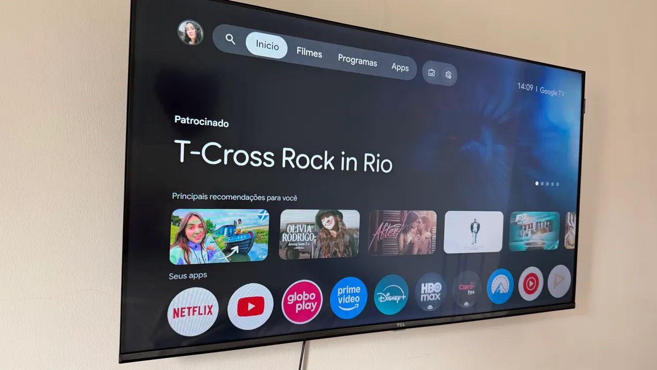 vendo tv tcl 40 polegadas menos de 1 mês de uso 