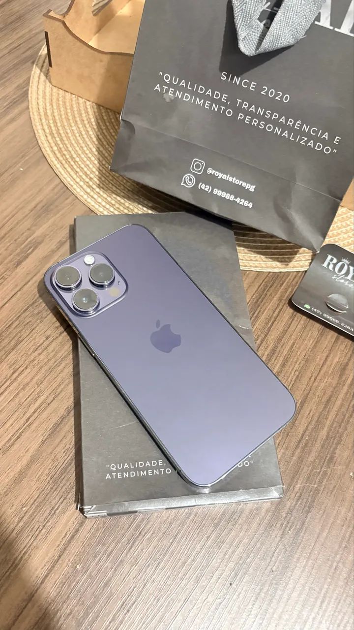 iPhone 14 Pro Max roxo profundo  - Foto 4
