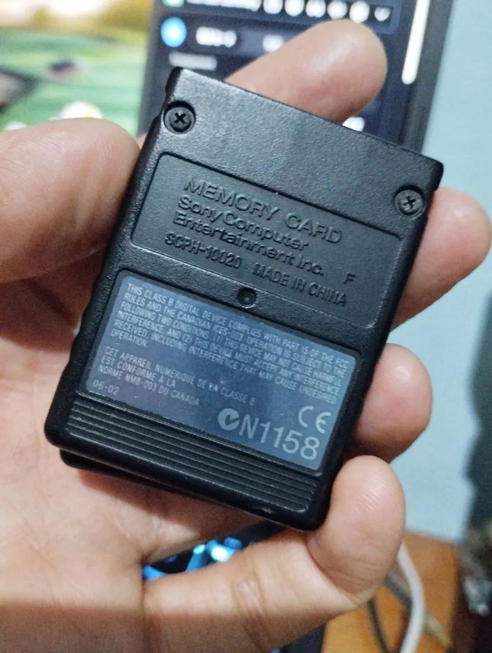 DUPLA MEMORY CARD PS2 PLAYSTATION 2  - Foto 2