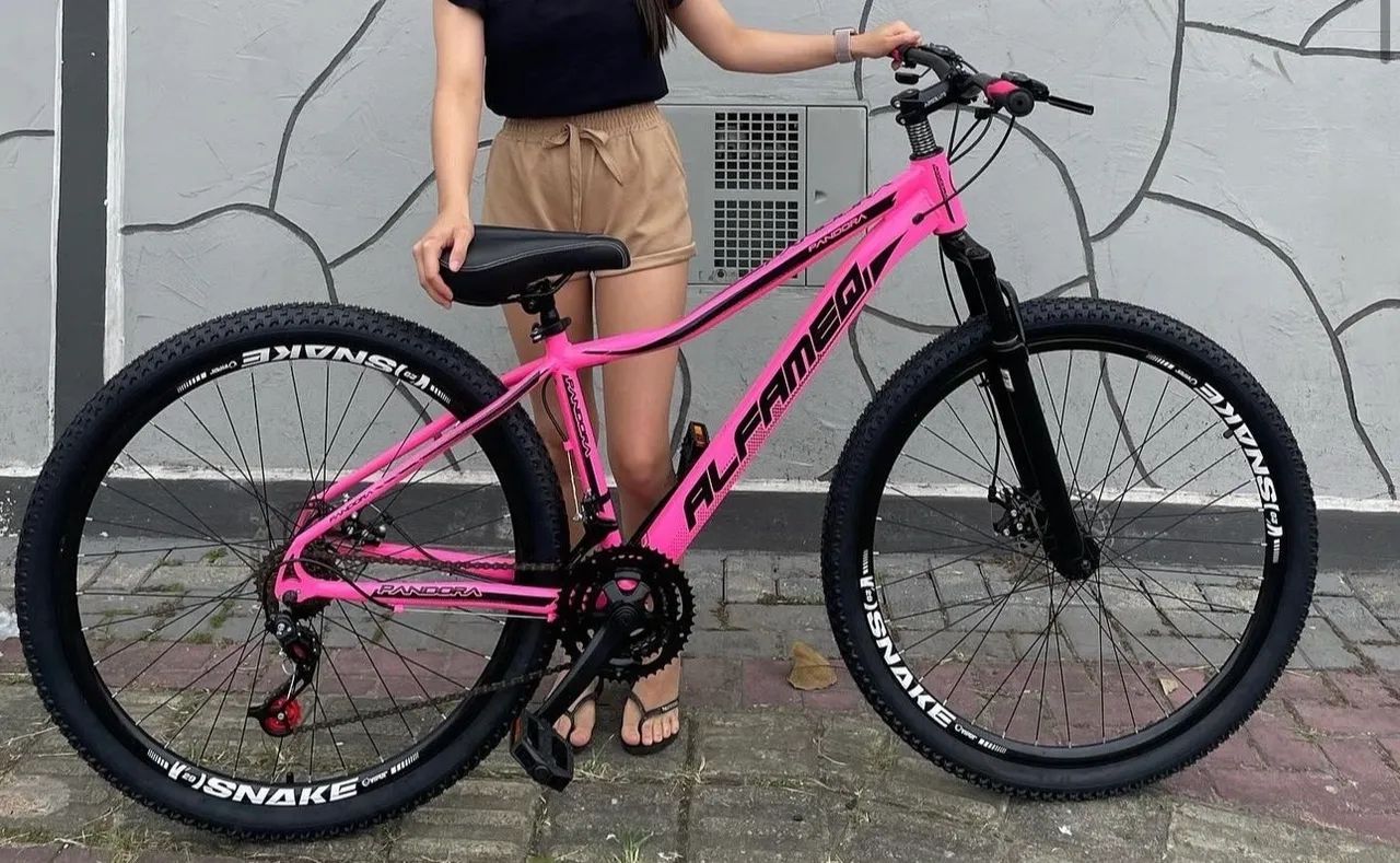 Bicicleta aro 29 com marcha e nota 