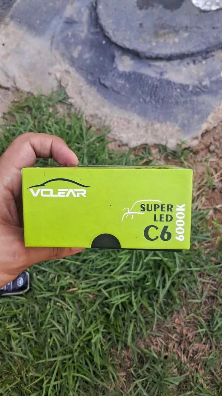 Lâmpadas led super branca. h7. 6000k - Foto 4